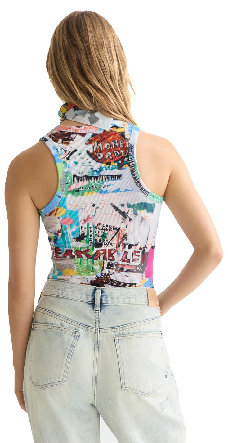 Scotch & Soda Damen Rib Racer Tank Top Tanktop