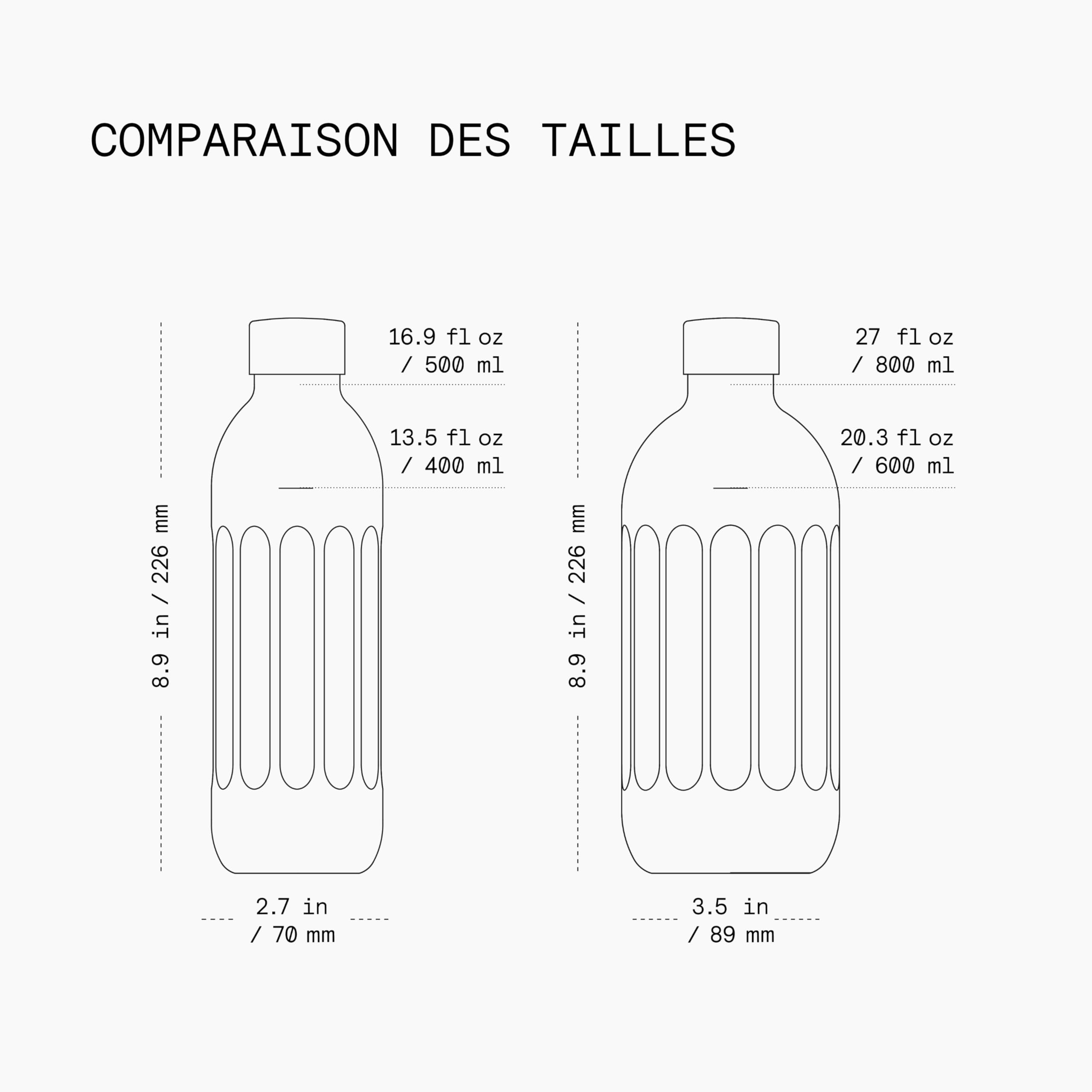 aarke Bouteille To-Go en Acier Inoxydable – Bouteille Isotherme pour Eau Plate & Pétillante, Compatible Carbonator PRO, Double Paroi, Étanche, Lave-Vaisselle, Capacité : 800 ml