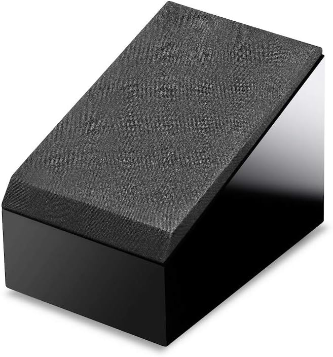 KEF R8a speaker with magnetic grille attached