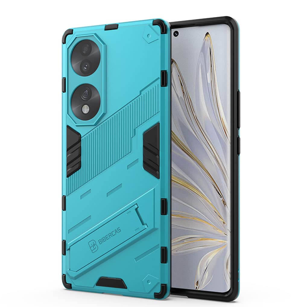 SEAHAI Cover Per Honor 70 Con Staffa Rotante 360° E Supporto Magnetico – Custodia Protettiva Antiurto Morbida (Blu)