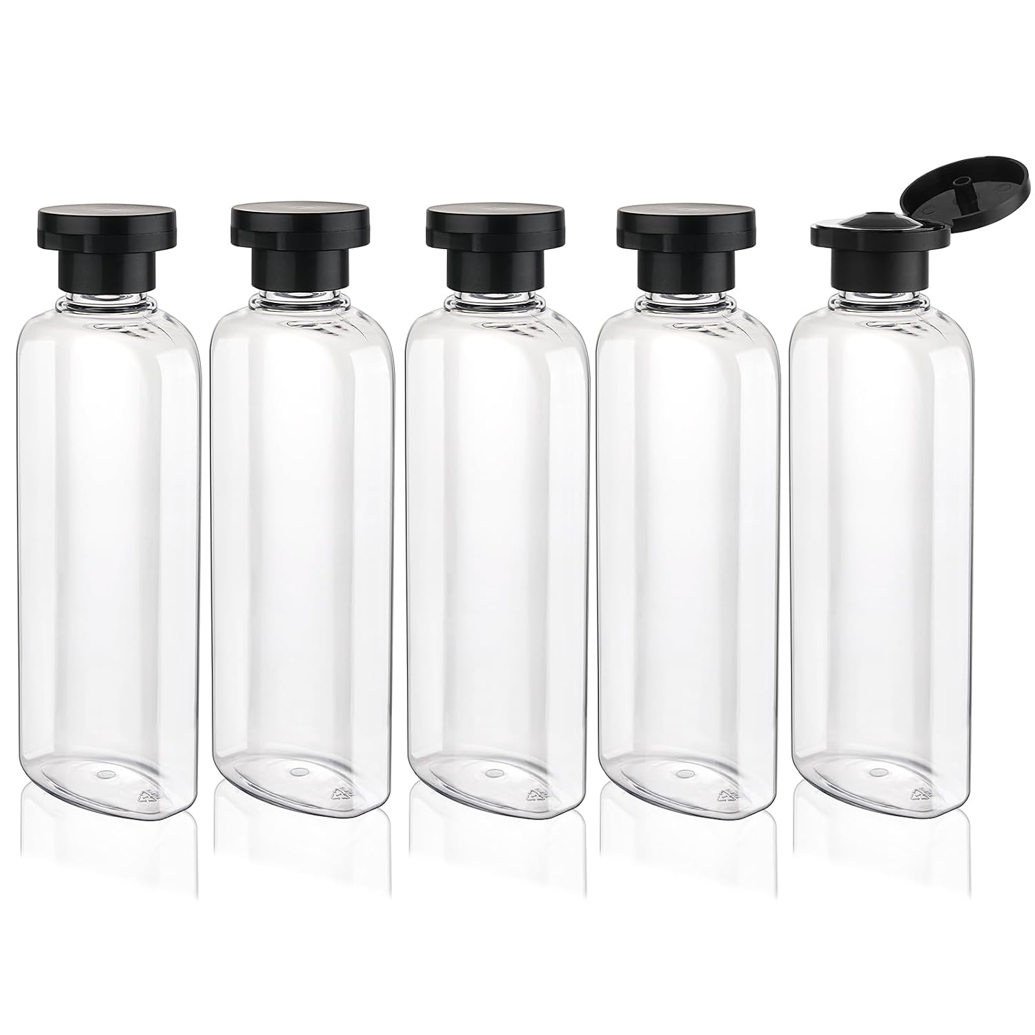 Travel Shampoo Bottles 7.7oz - Leak Proof Refillable Containers