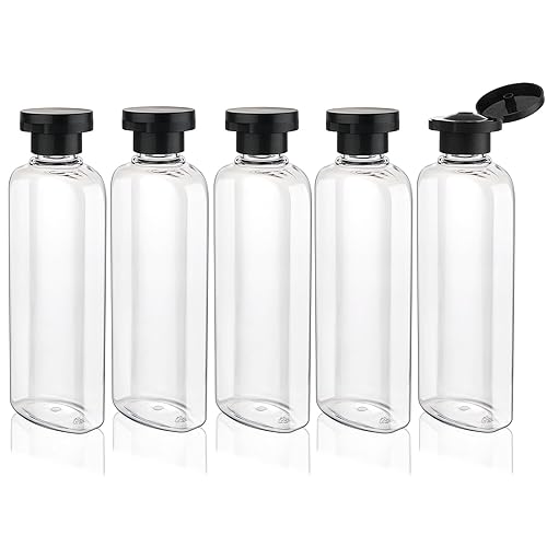 Miniatura 7 de Wowang Botellas de champú y acondicionador de viaje de 7.7 onzas, paquete de 3 botellas a prueba de fugas con tapa abatible, recipientes