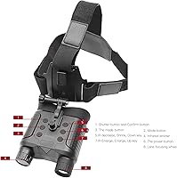 Vista 7 de Digital Binoculars Head Mounted Binoculars 1080P FHD for Camping