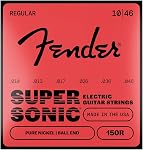 Fender 250R 3 Paquet de cordes de guitare électrique en acier nickelé - Régulière