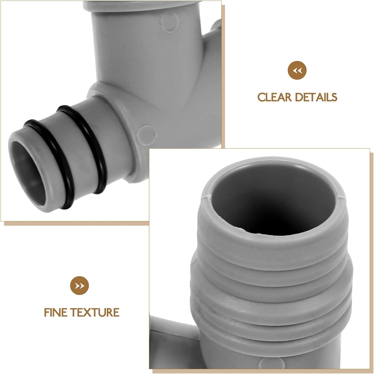 Housoutil Kitchen Sink Drain 3-Way Connector Overflow Pipe Adapter Splitter for Basin Plumbing Easy Install Overflow Protection for Home and Commercial Kitchen