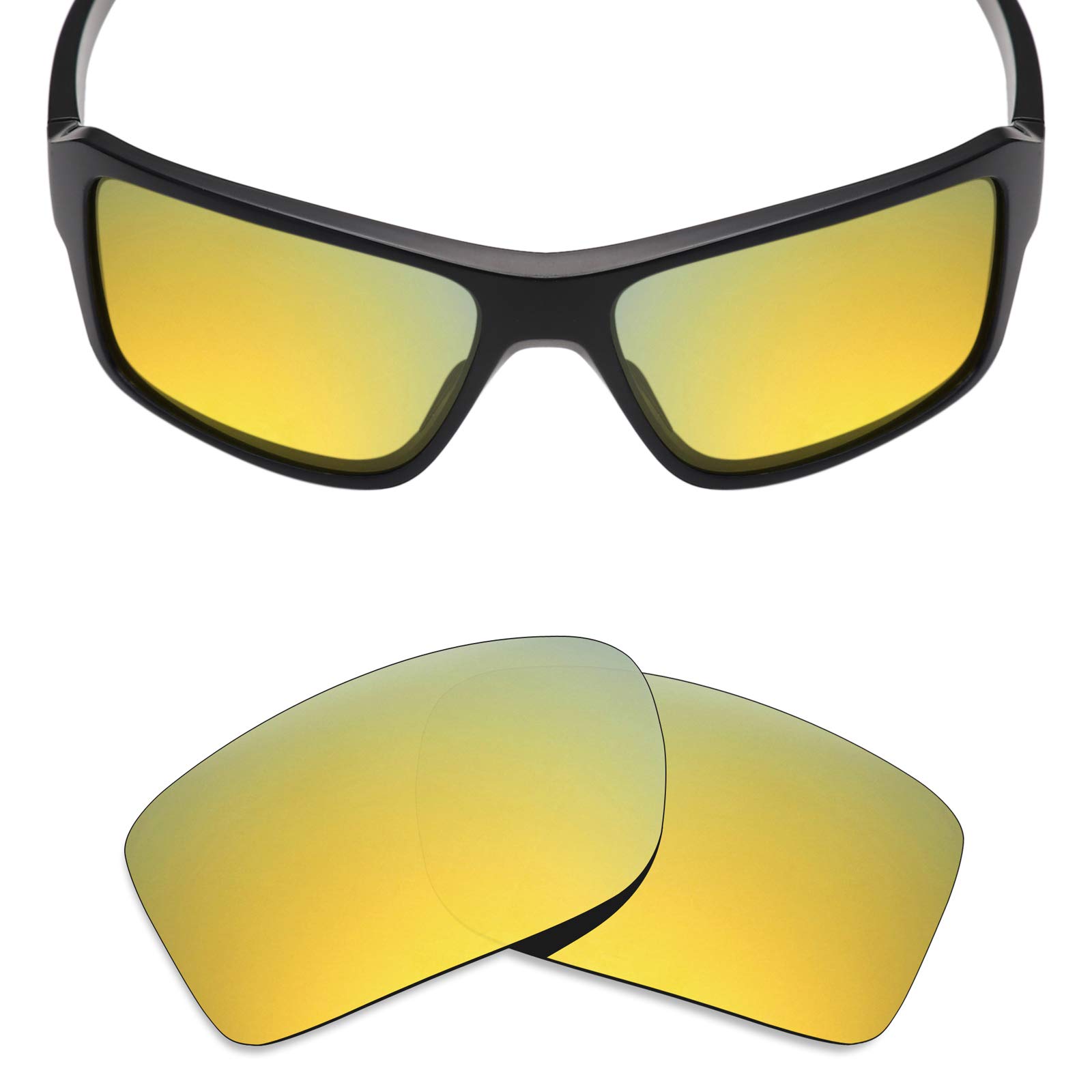 Mryok Verres de rechange pour Oakley Double Edge OO9380-66 mm - Options