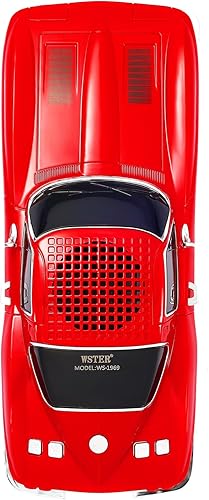 Miniatura 9 de WS-1969 Retro Sports Car Bluetooth Replica Altavoz - Modelo inalámbrico portátil con sonido HD, emparejamiento estéreo TWS, radio FM, reproducción