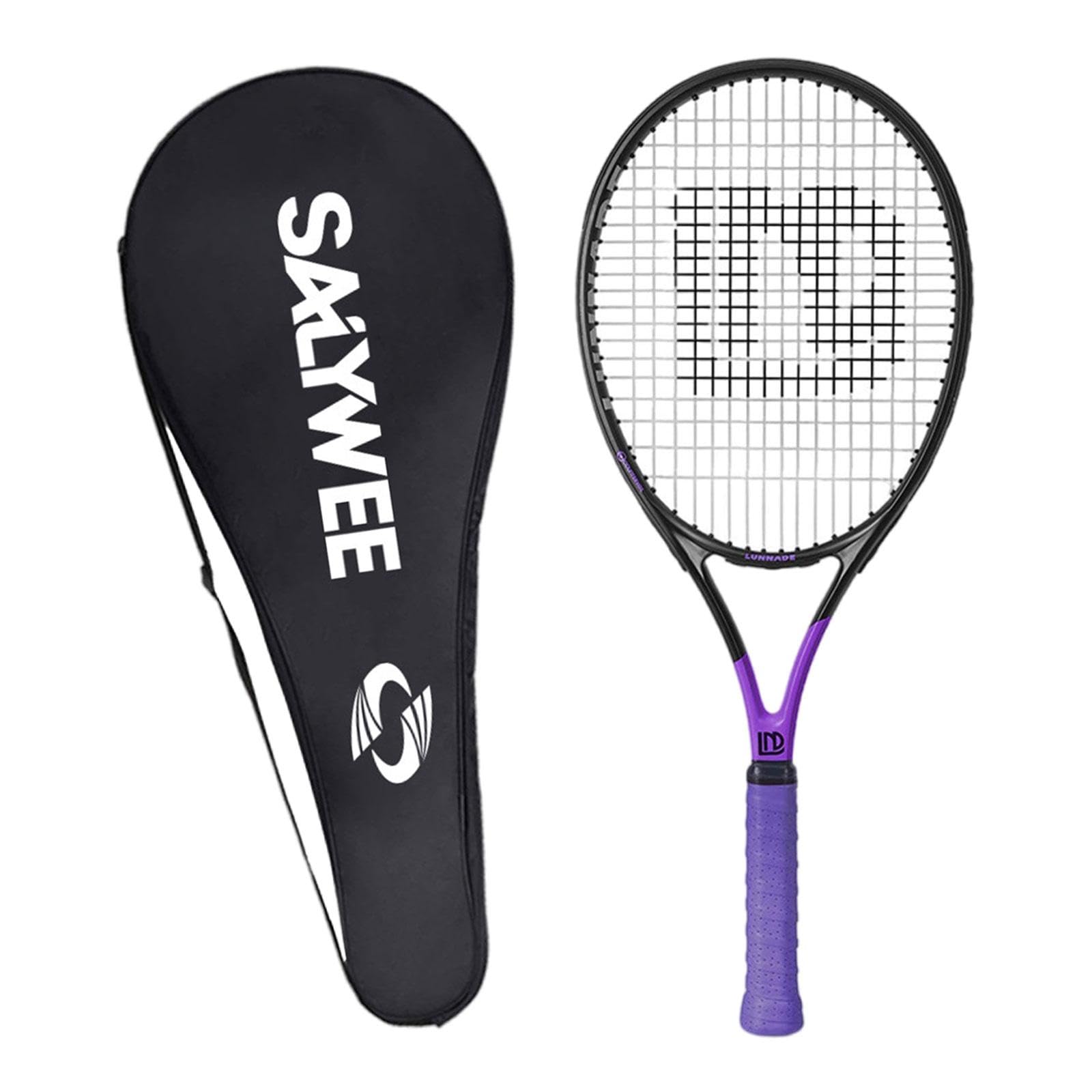 Racchetta per Allenamento Individuale di Tennis, Modello in Fibra di Carbonio per Uso Domestico.