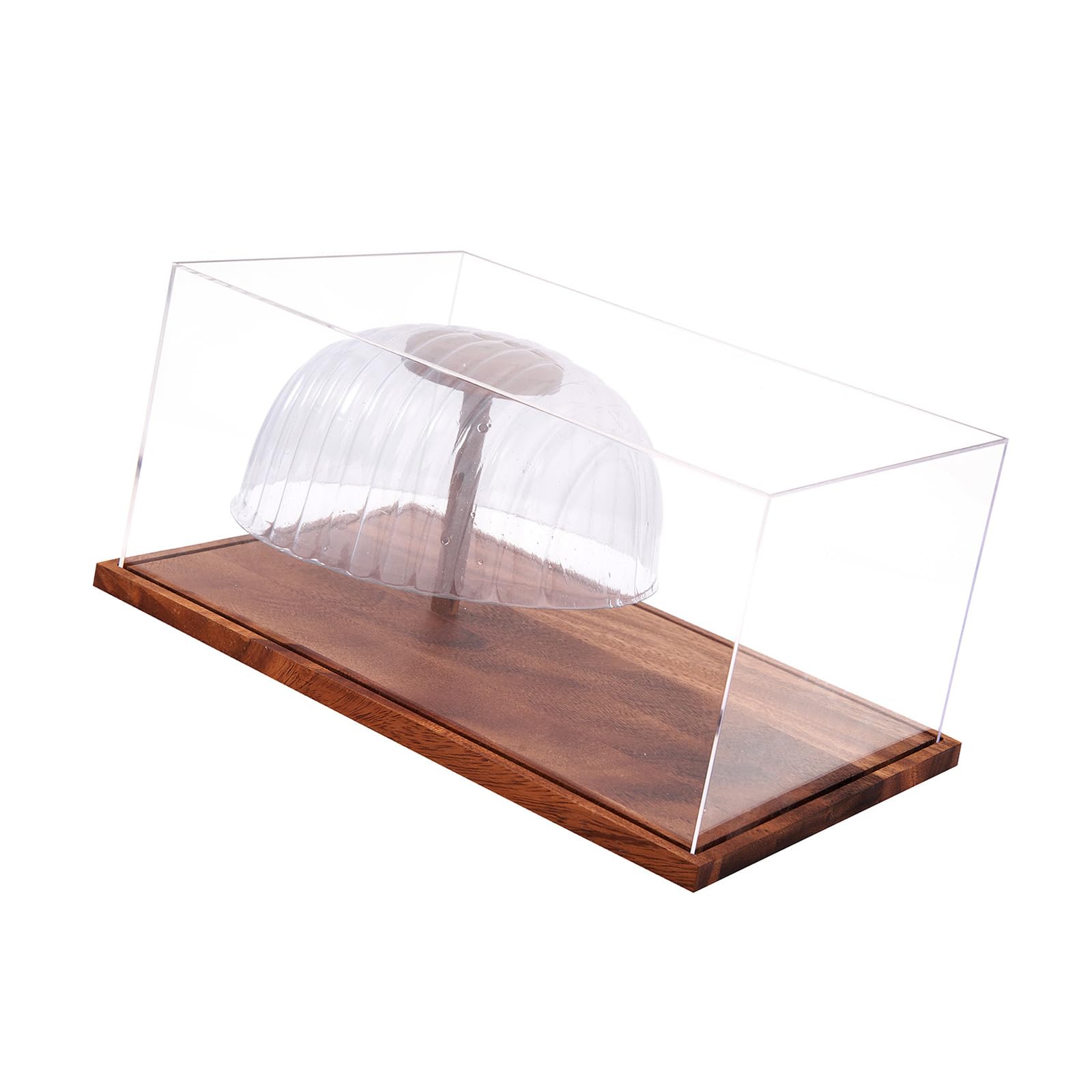 Ljmyy Clear Acrylic Hat Display Box for Baseball Caps and Bucket Hats Transparents Baseball Cap Presentation Box