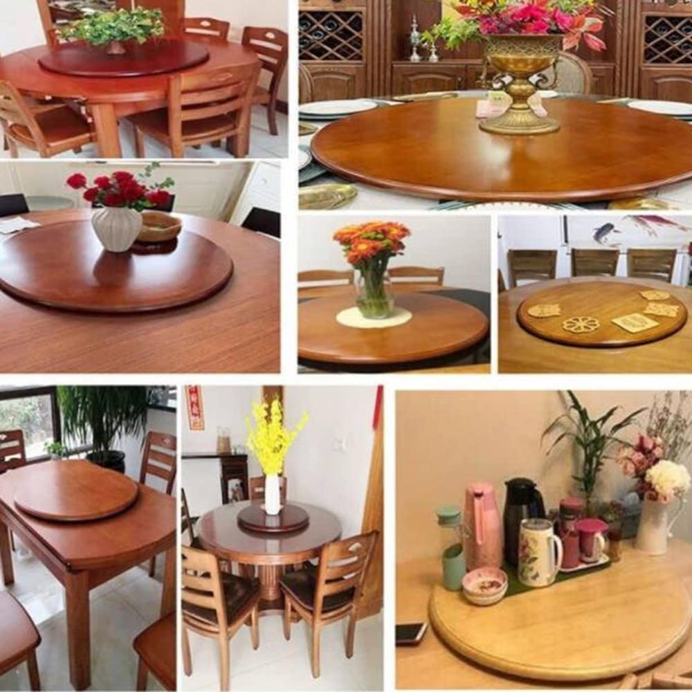 Giradischi In Legno Lazy Susan Per Tavolo Da Pranzo 60 80cm Vassoio Rotante