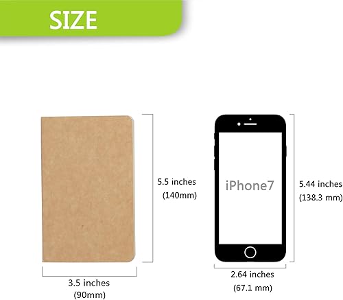 Miniatura 3 de TWONE Cuaderno de bolsillo, paquete de 12 cuadernos pequeños de tapa blanda para tomar notas, papel normal, 30 hojas, 3-12 x 5-12 pulgadas, cubierta