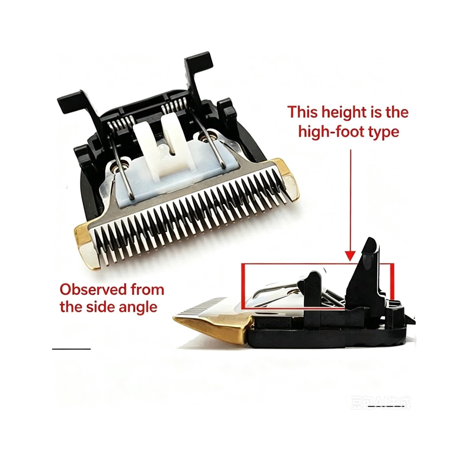 Compatibile Con Panasonic ER154 ER-GP80.(High foot)