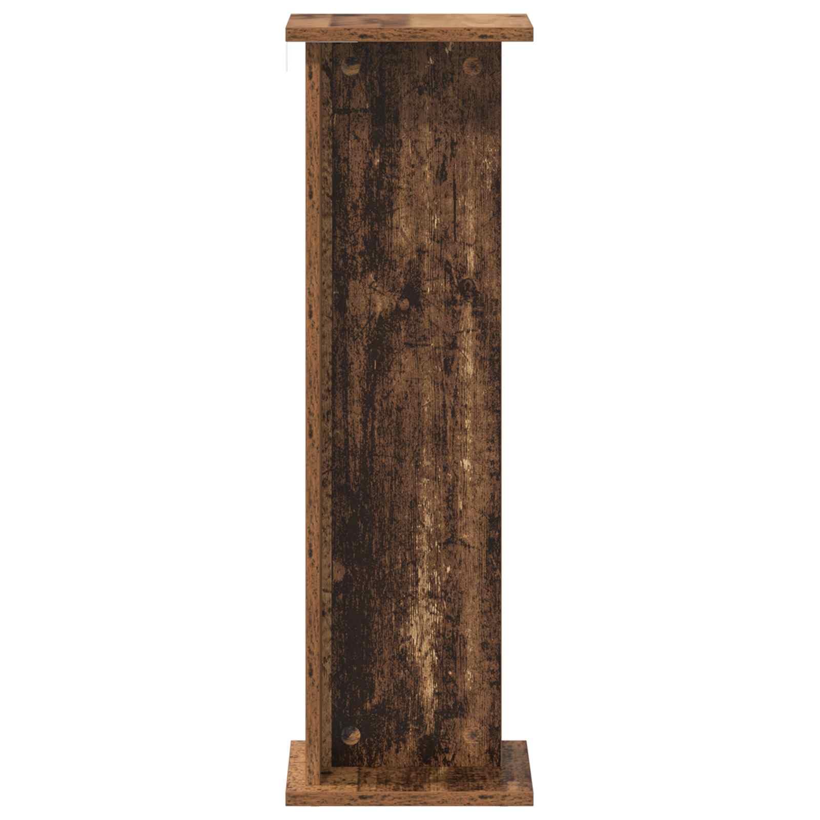 Stojak na rośliny 2 szt. stare drewno 25 x 25,5 x 80,5 cm