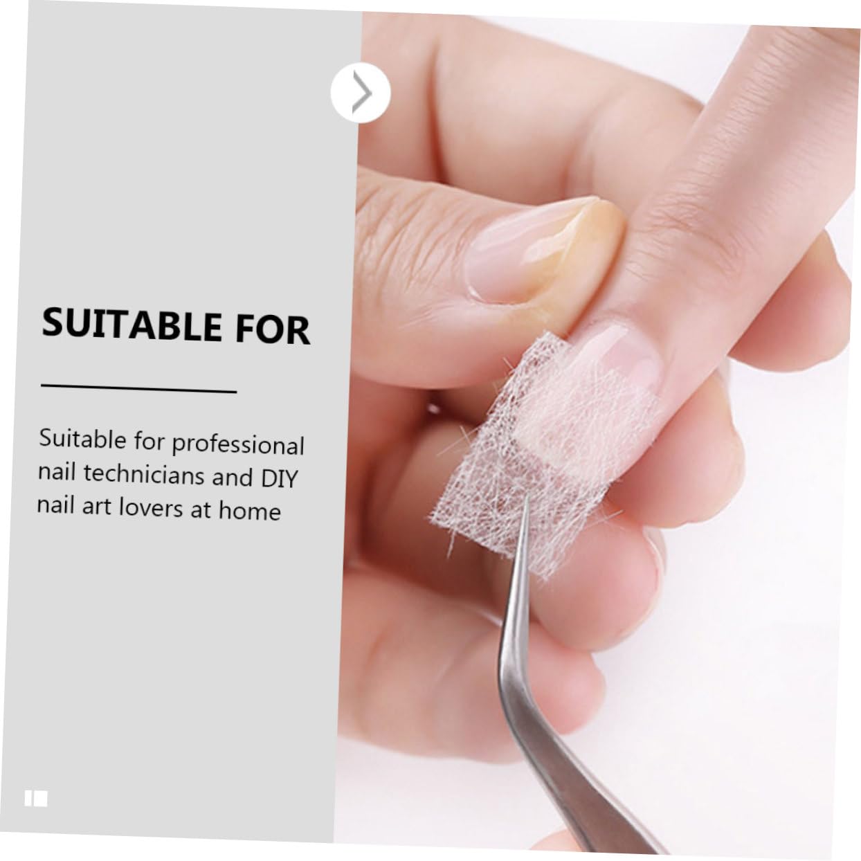 Outanaya 60pcs Nail Art Fiber Extension Tools for Fingernail Design Lightweight Gel Fiber for Manicure for Home and Salon Use