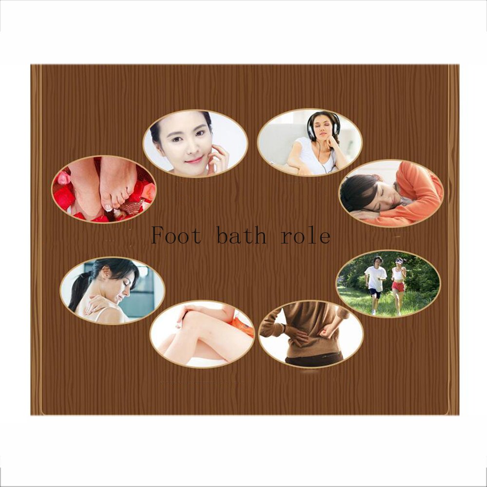 Drewniane wiadro do namaczania stóp do spa i pedicure, beczki jodłowe dla osób w średnim wieku i starszych, prezent dla opieki zdrowotnej, wysokość 38 cm