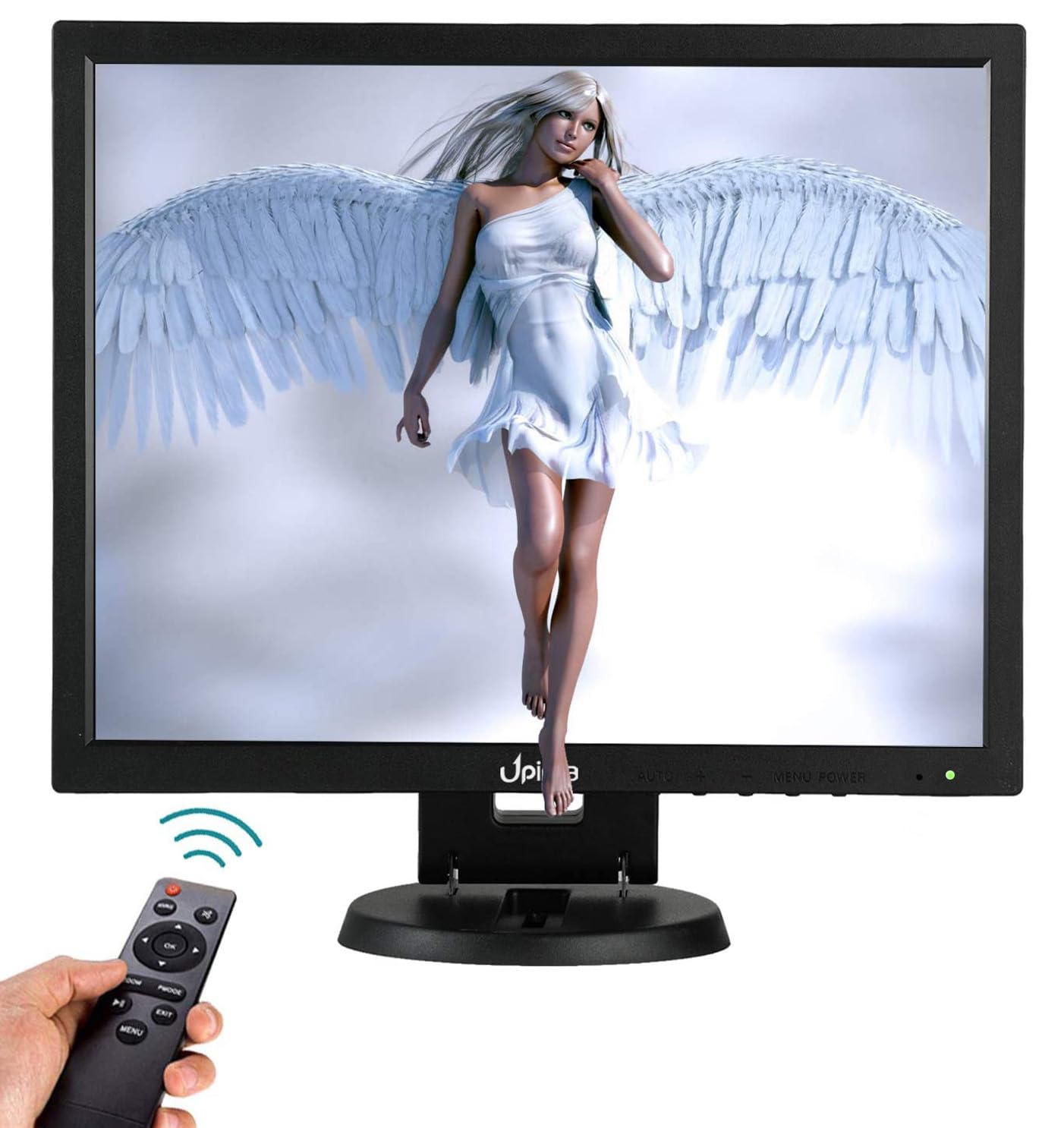 Monitor portatile da 14 pollici, telecamera di sorveglianza con HDMI USB VGA BNC AV, ingresso multifunzione 1024 x 768, display LCD PC, altoparlante integrato