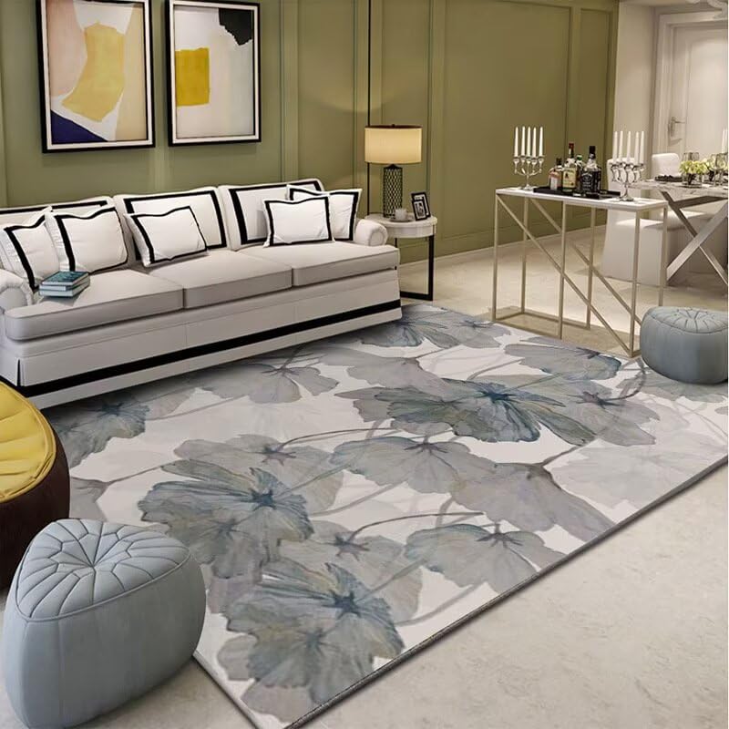 Tapis moderne salon gris et antidérapant pour chambre bébé