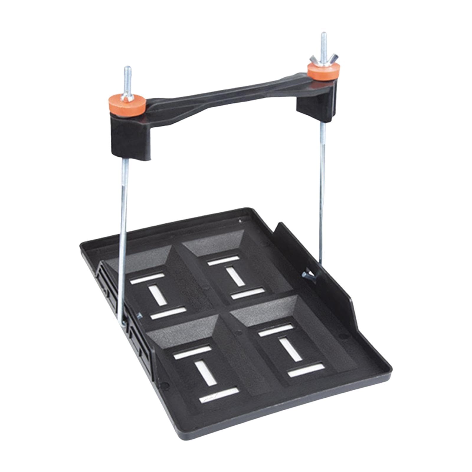 Bandeja Ajustable para Almacenamiento de Baterías de Automóviles, Antiaccesorios, Fácil Montaje, Estabilizador de Batería Multifuncional Y Resistente, 19.5 X 28.5 X 25 Cm
