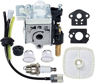 HOODELL SRM-210 GT-200R Carburetor Kit for Echo SRM-230 HC-150 PE-200 PPF-210 PAS-230 Carb Rebuild, with Spark Plug Primer Bulb Air Filter for Weed Eater, String Hedge Trimmer, Edger