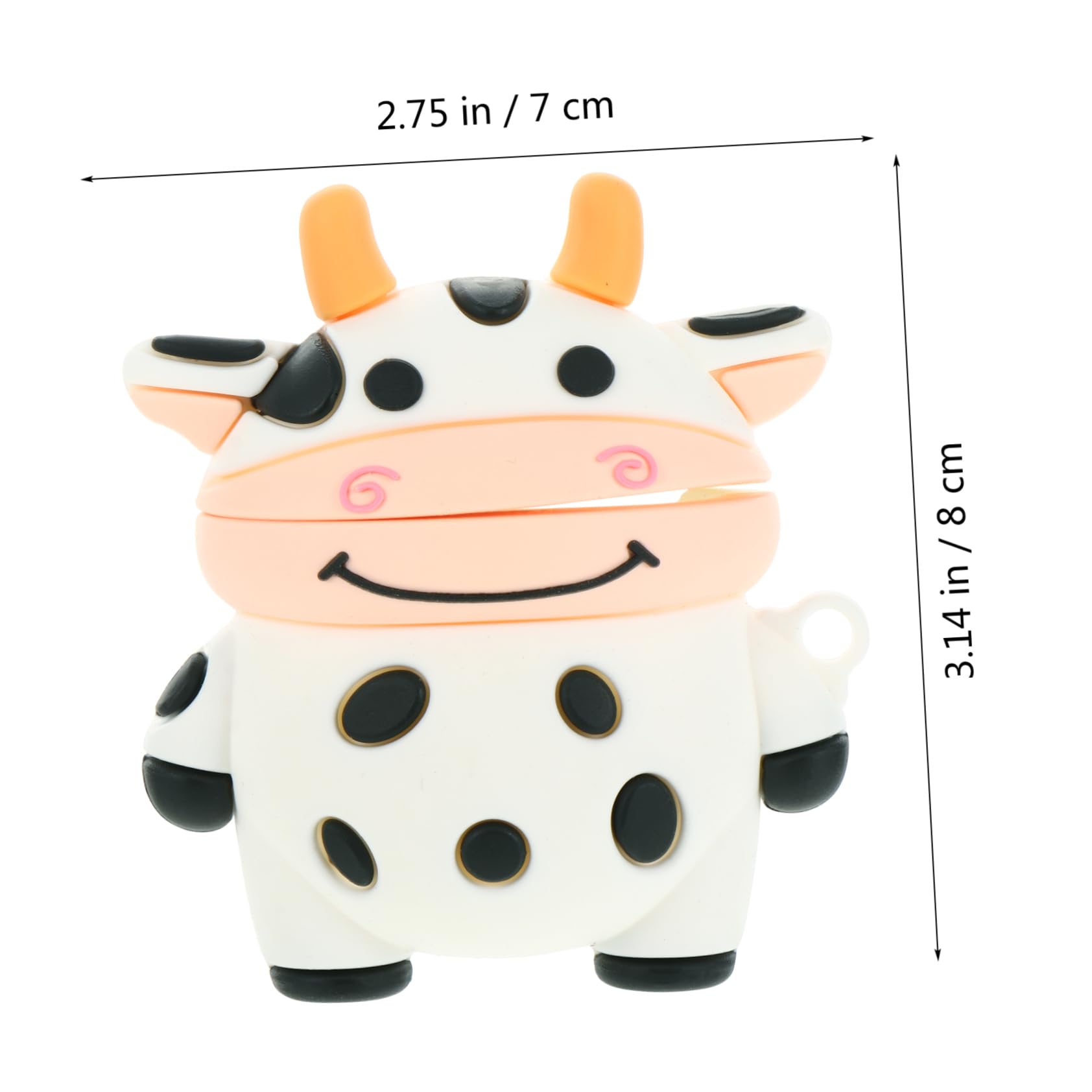jojofuny 3piezas Funda Protectora para Diseño De Cartoon Estuche Adorable Antirrayaduras Gancho para Mochila para Almacenamiento De Auriculares Inalámbricos