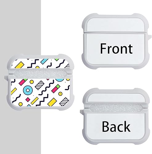Miniatura 2 de 5 piezas de funda de TPU suave para sublimación, compatible con AirPods Pro, bricolaje, estuche en blanco, regalos personalizados con insertos,