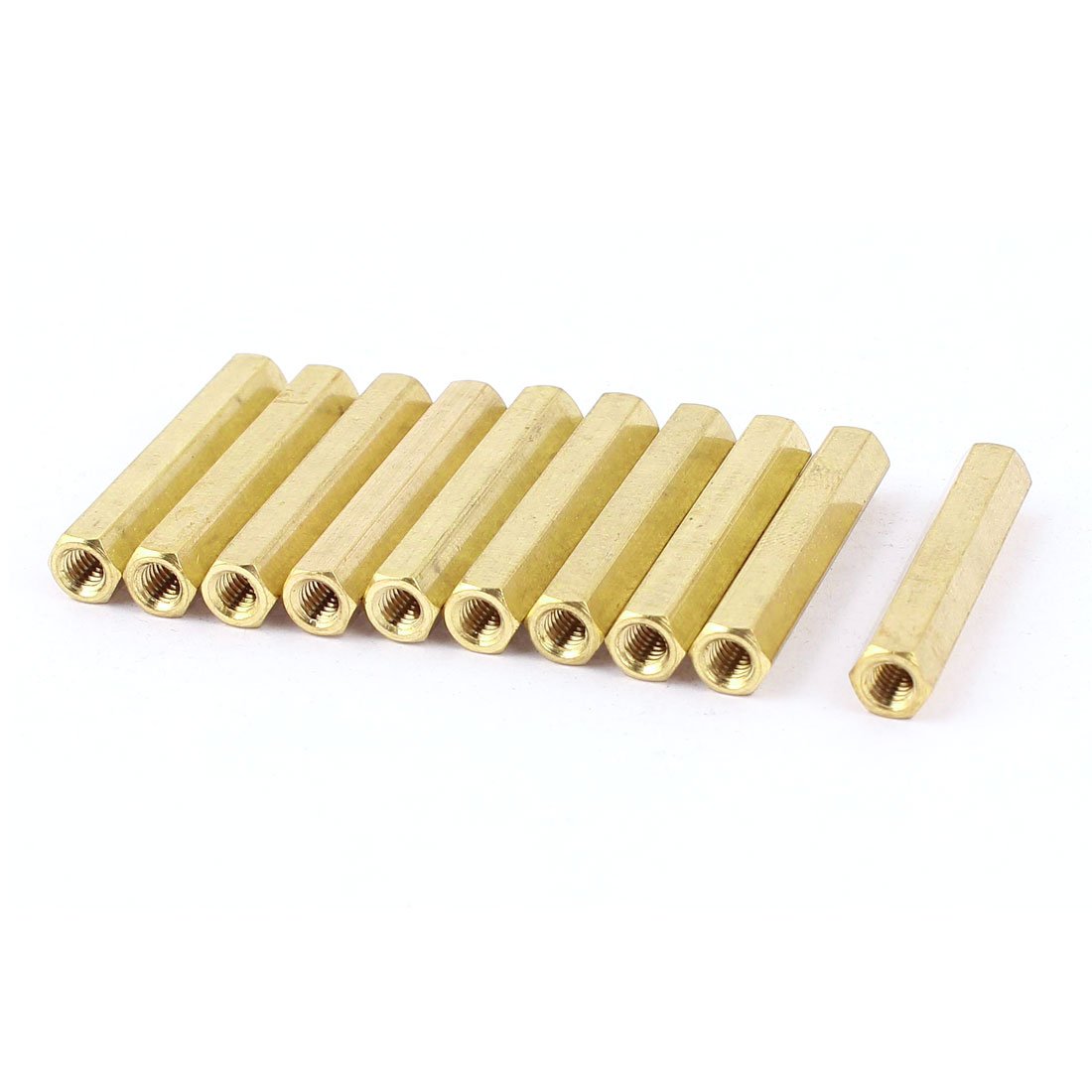 M3x40mm laiton Filetage F/F Standoff Hex entretoise pilier PCB 10pcs