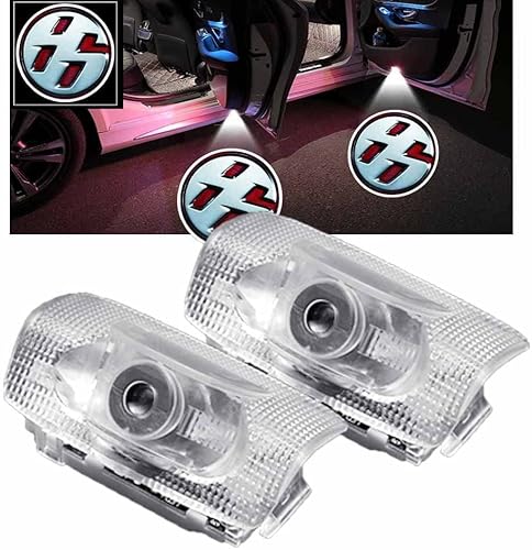 AA HUAYEカーテシライト ドアウェルカムライト カーテシランプ レーザーロゴライト LEDロゴ投影 メルセデスベンツ Cクラス セット 車用 カーテシ タイプ for ZN686