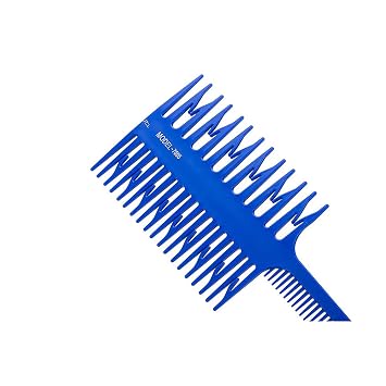 Hair Highlight Comb,4 Colors Hair Dyeing Comb Hair Highlight Sectioning Comb Hair Tint Coloring Dye Styling Tools Blue