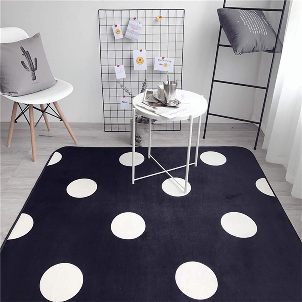 Tapis style européen de salon maison simple 190x195cm aux finitions soignées
