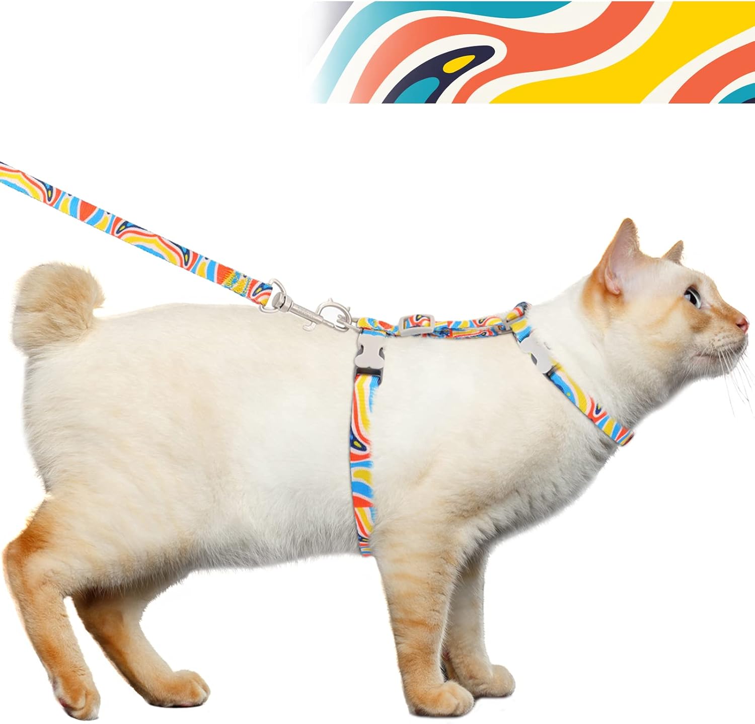Pet Supplies Supet Cat Harness and Leash Escape Proof, Adjustable Cat
