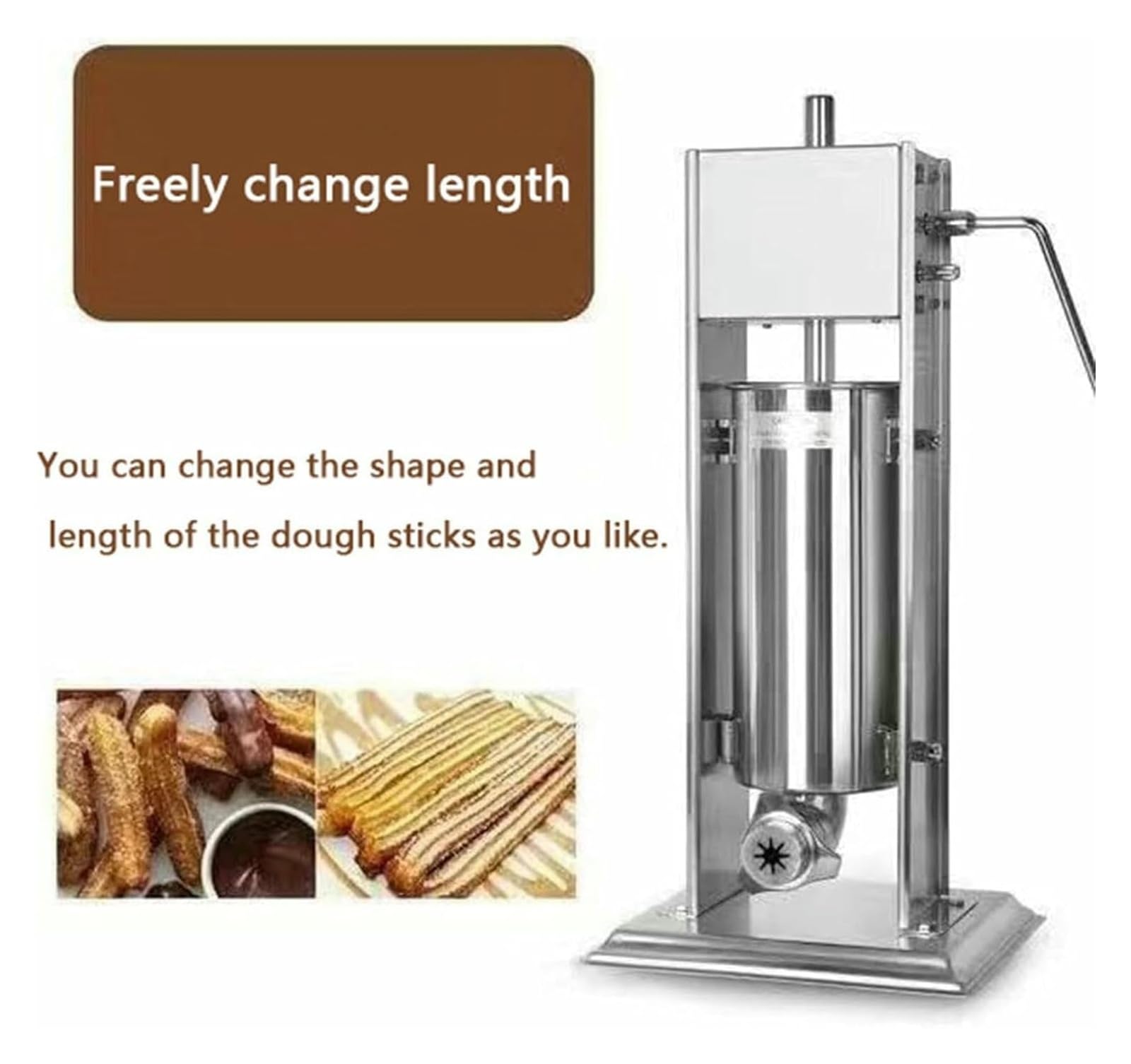 Macchina manuale per salsicce verticale (5 l, 65 x 31 x 31 cm), perfetta per barbecue a casa e feste, durevole, facile da usare, ideale per gli amanti della carne