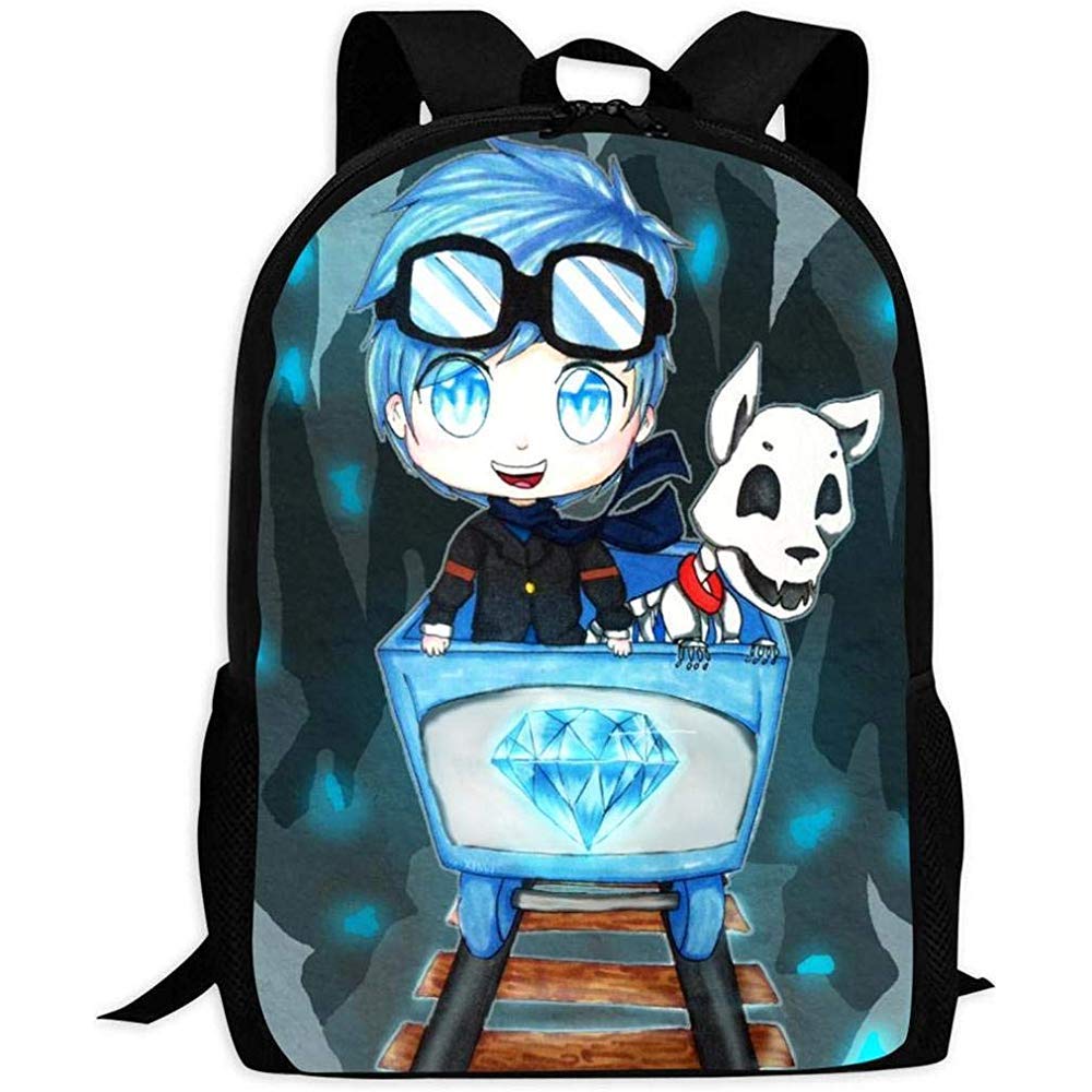 FENGMEI Unisex Backpack Dantdm Bookbag Travel Bag Schoolbags Laptop Bag For Men And Women