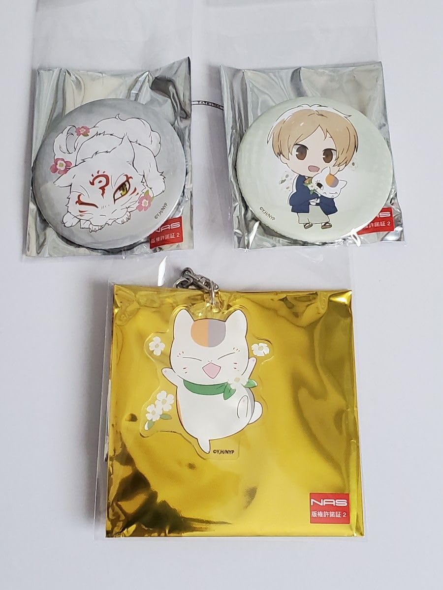 夏目 キーホルダー バッジ 等 Amazon.co.jp: 夏目友人帳15周年缶バッジ斑夏目&アクリル