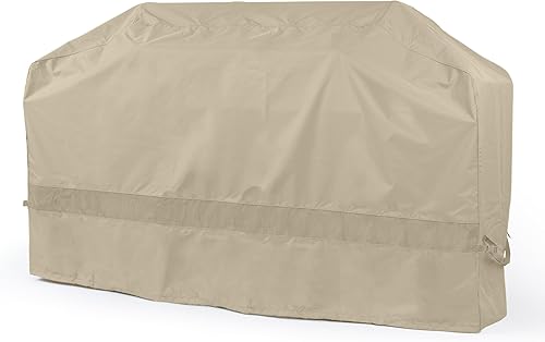 Covermates Cubierta para parrilla de isla  110 de ancho x 44 de profundidad x 48 de alto Colección clásica, Elite Khaki Poliéster
