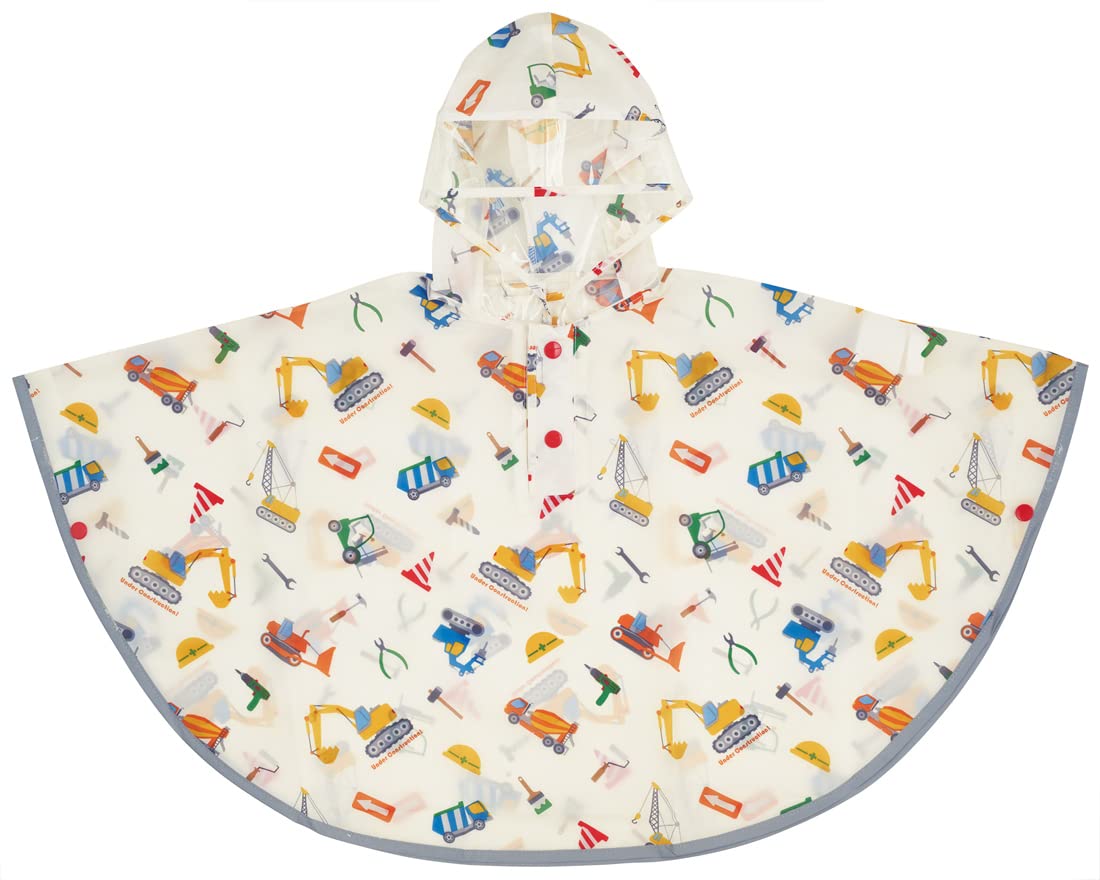 スケーター(Skater) レインポンチョ レインコート 子供用 適応身長 80-100cm
