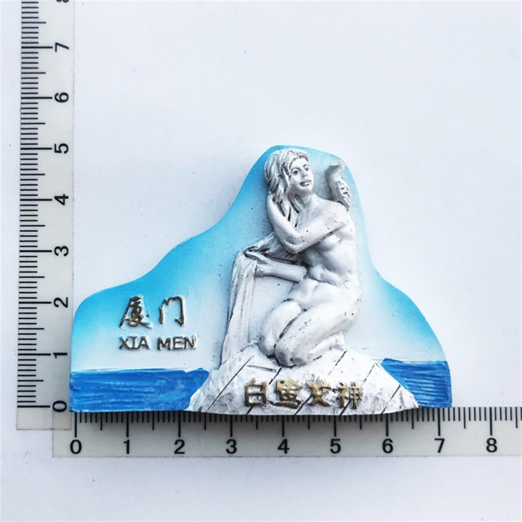 Magnete Frigo 3D Xiamen Cina – Souvenir Viaggio In Cristallo – Regalo Turistico Con Immagine – 50x70 Mm - 4