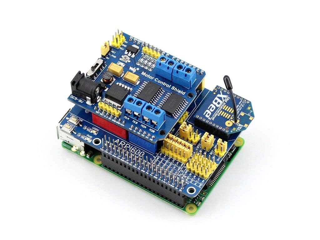sb components ARPI600 IO Expansion Board for Raspberry Pi Model A+/B+/2B/3B/3B+ Supports Arduino XBee Modules with Various Interface Multi-accessories Expansion Board for Raspberry Pi & Arduino