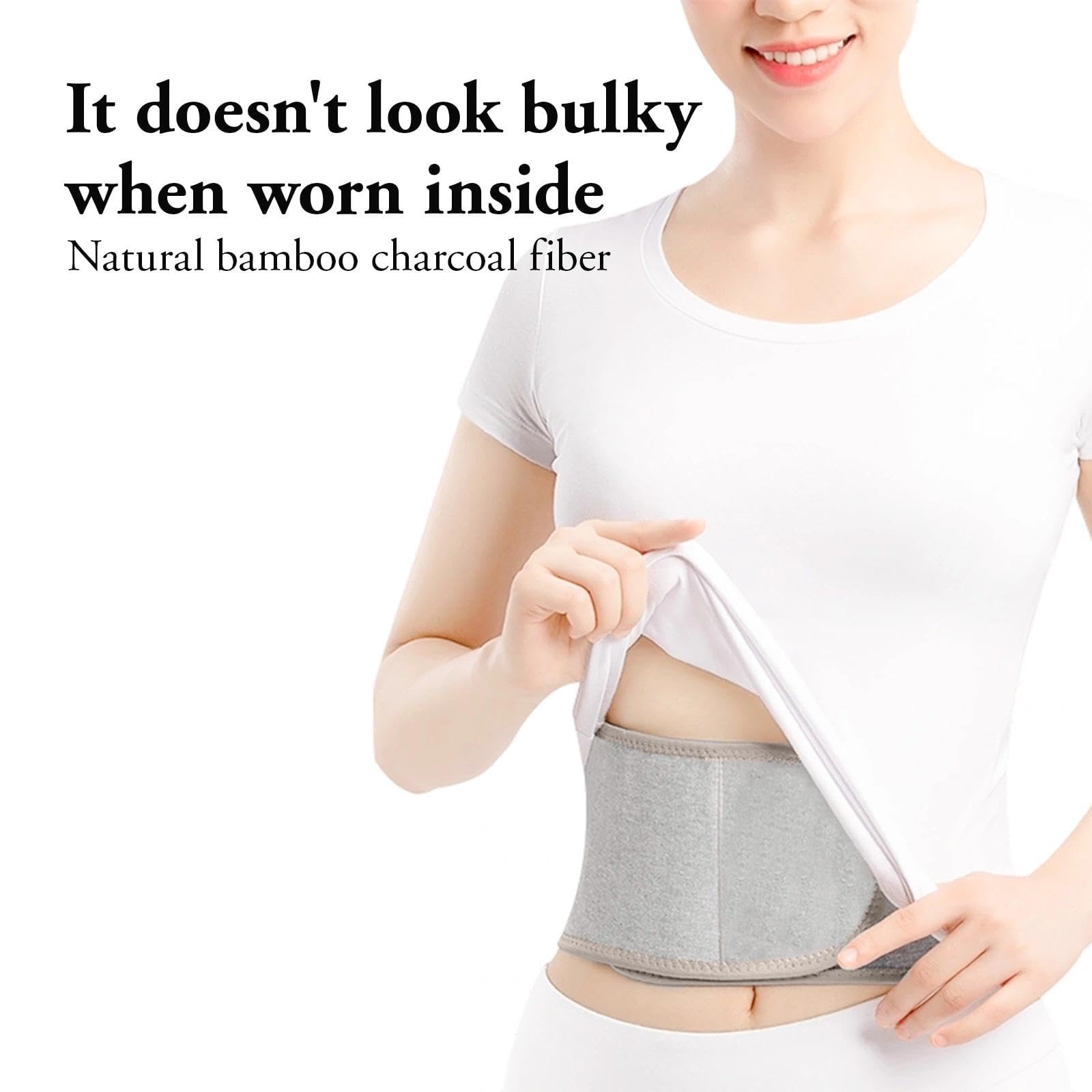 Cinturón Térmico de Lana para Espalda y Lumbar y Vientre con Soporte Ajustable,Fajas Lumbares para Mujer Hombre - Alivio para Dolor de EspaldaAlivio para Dolor de Espalda, Ciática y Hernia Discal (XL)