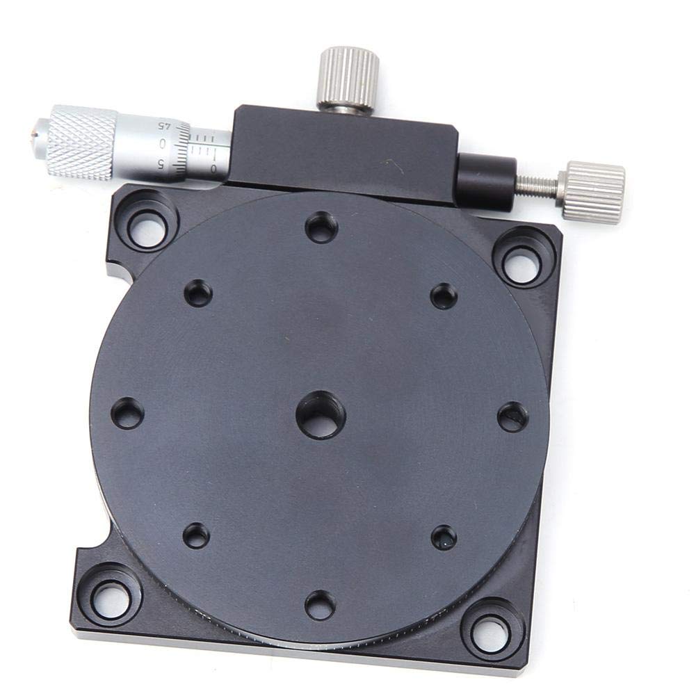 Lineartisch-Trimmplattform RS90-L, Präzise optische Feineinstellung der Verdrängungsplattform, Trimmplattform Manueller Lineartisch-Lagertuning-Schiebetisch φ60mm
