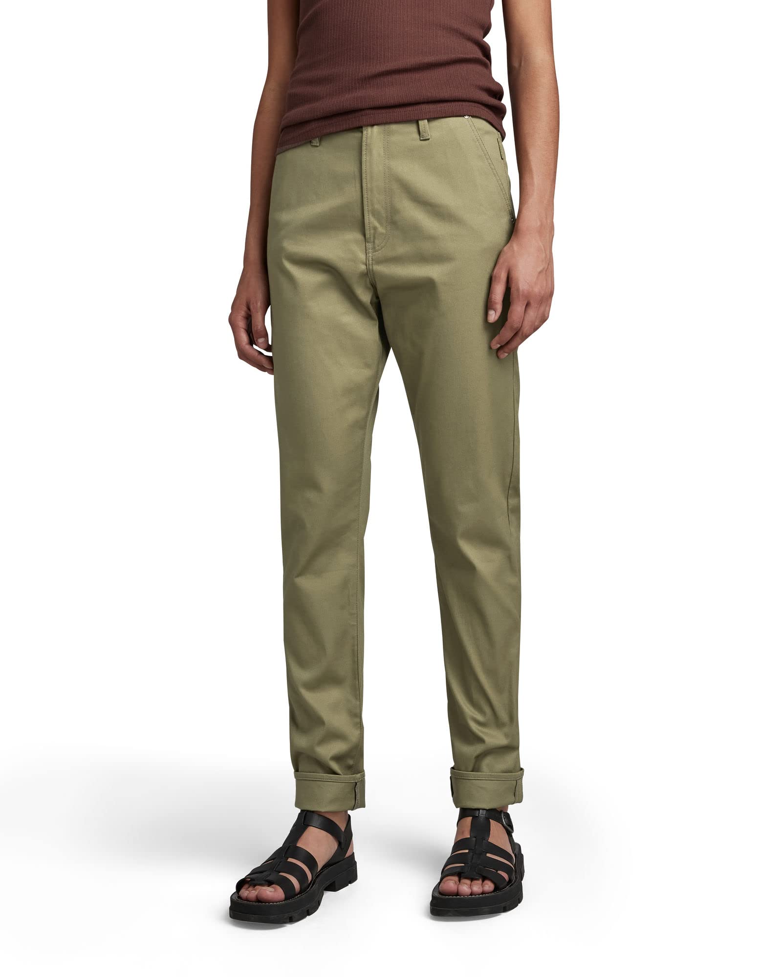 G-Star Women's Slim Chino, Green (smoke olive D21371-C072-B212), 29W / 32L