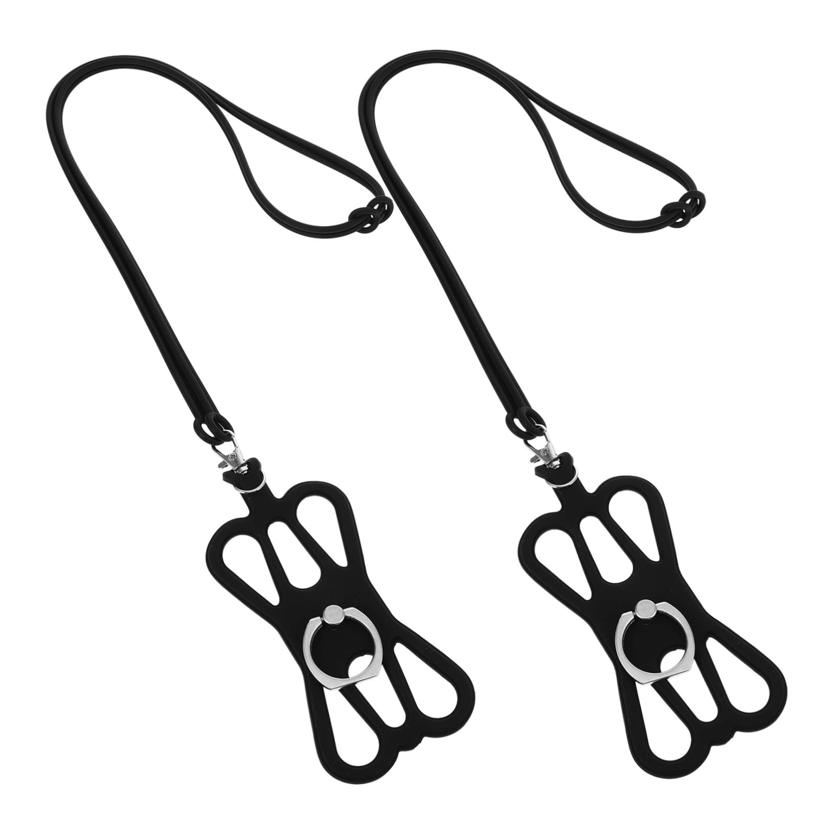 NUOBESTY Soporte De Teléfono Móvil Ajustable De Silicona Con Cordón Para Cuello Soporte Resistente Y Cómodo Para Protección Caídas