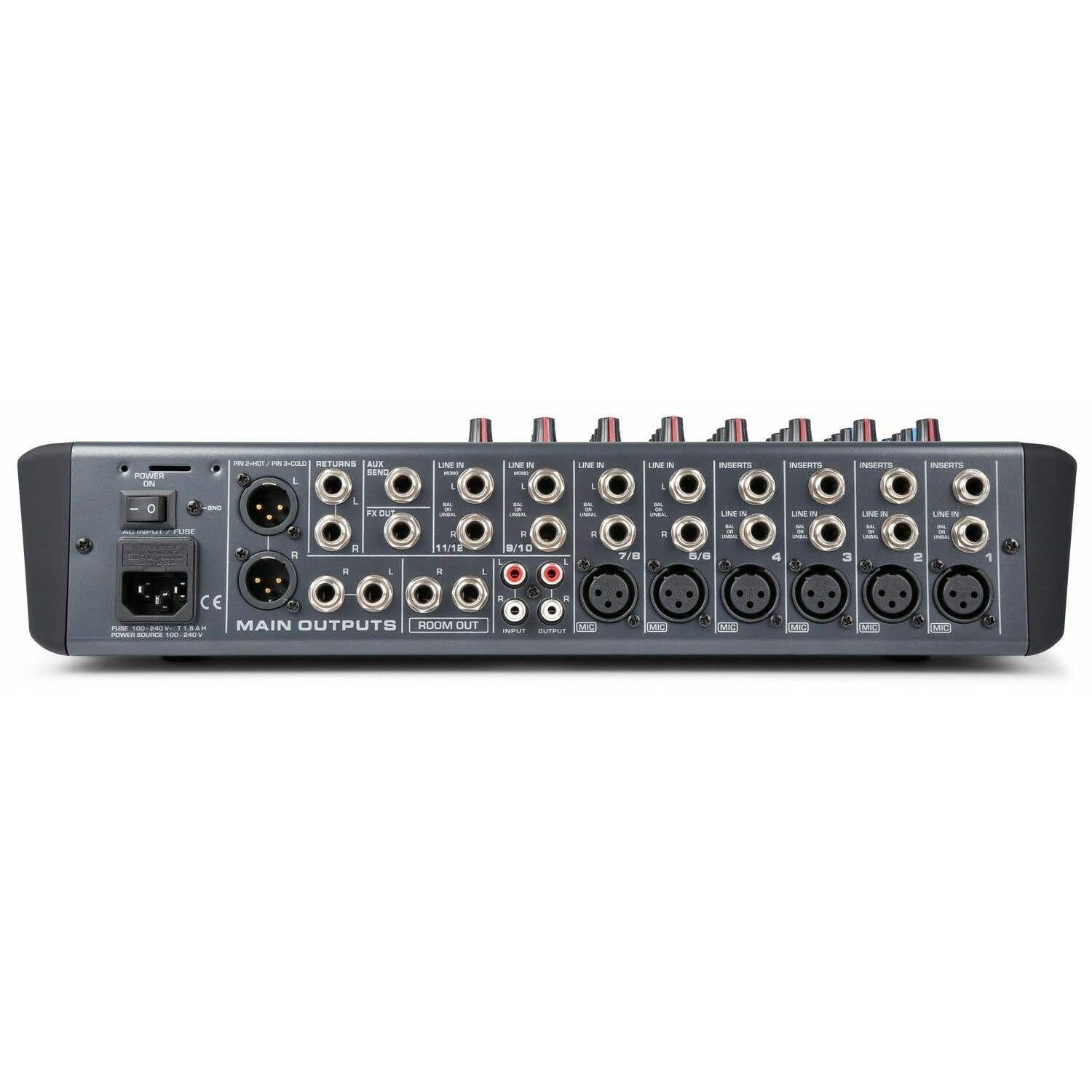 Power Dynamics PDM-S1204 12-Kanal-Mischpult mit MP3, DSP, USB und Bluetooth
