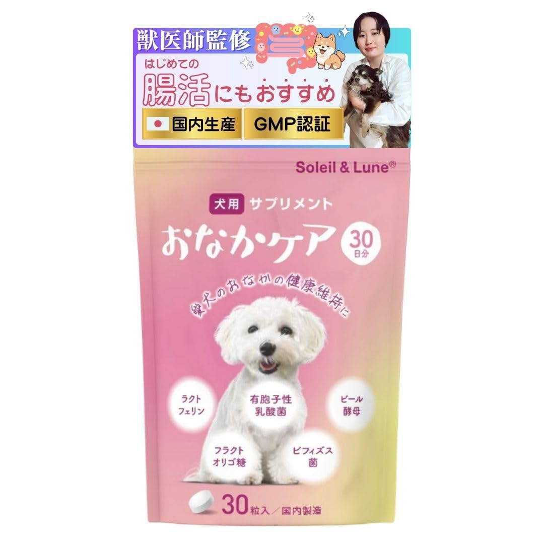 Amazon | 【獣医師監修】 犬用サプリメント 初めての腸活にも おなか
