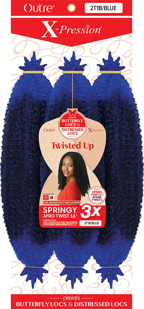 Amazon.com : Outre X-Pression Synthetic Braid - 3X SPRINGY AFRO