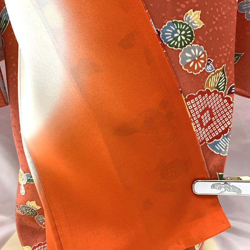 407ag5□七五三 七歳 女児 着物&袋帯&長襦袢 鴛鴦 牡丹文□美品 407ag5七五三 七歳 女児 着物&袋帯&長襦袢 鴛鴦 牡丹文 407ag5□七五三