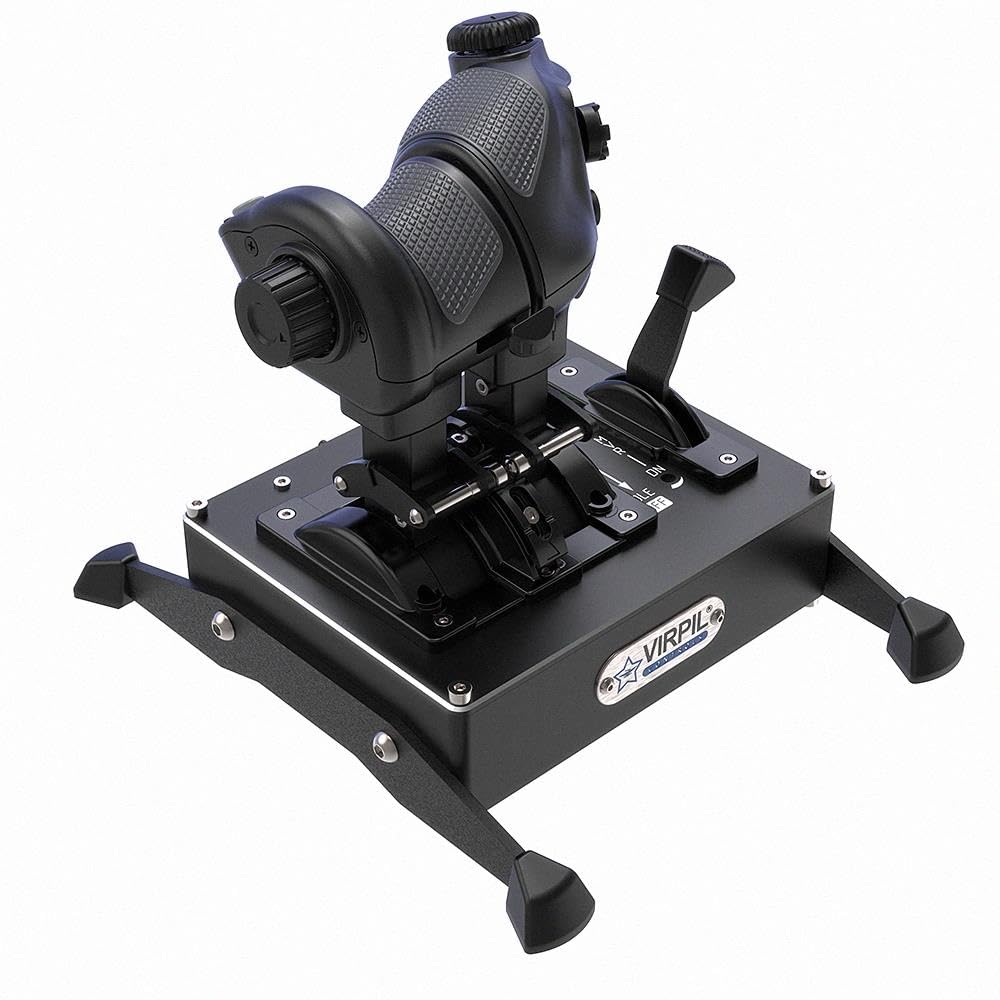 VIRPIL Controls CDT-VMAX Throttle Zweimotoriger Gashebel Flugsimulator-Steuerungssystem PC