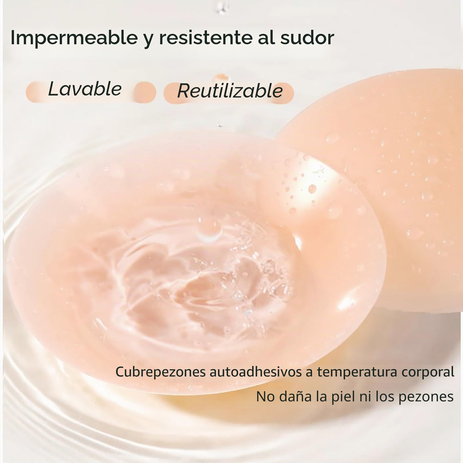 Pack de 4 cintas para pechos grandes, sujetador adhesivo sin tirantes, incluye 2 pares de cubiertas de silicona para pezones