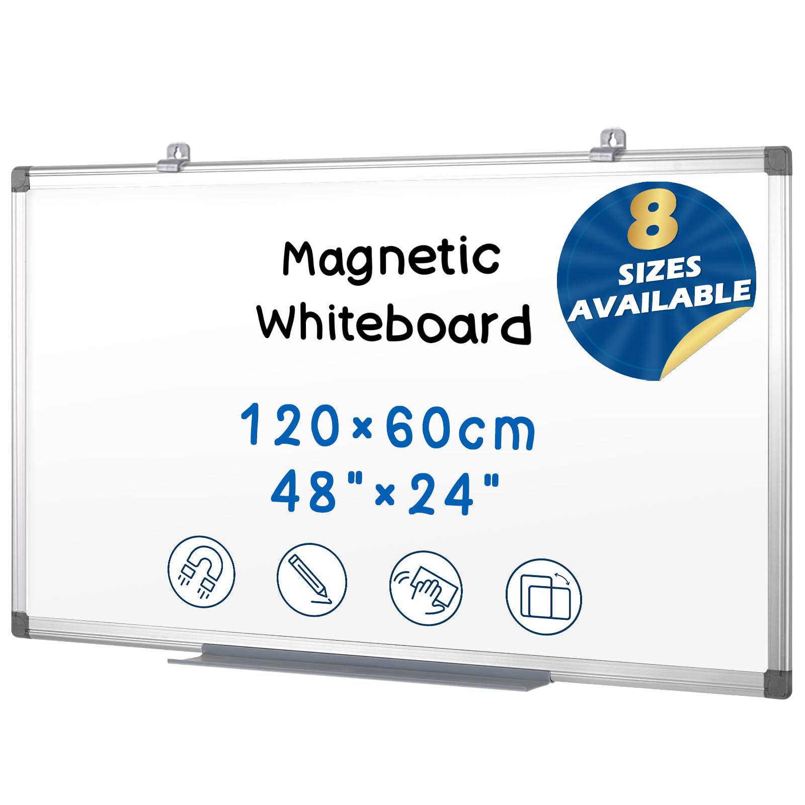 Amazon.com : SWANCROWN Magnetic Dry Erase Board 48 x 24