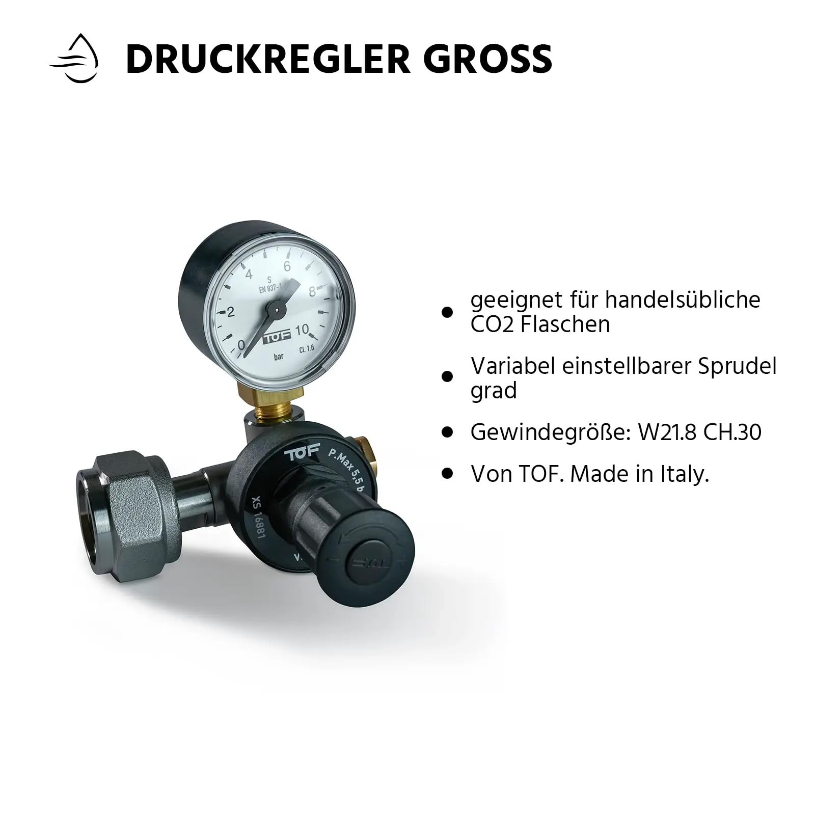 HappyFilter FizzRed Wassersprudler Wasserkocher | gekühlt | gesprudelt | kochend| 5in1 Black Wasserhahn | Kalkfilter | Wasserspender | Büro | Küche | Festwasseranschluss | 2kg CO2 Adapter