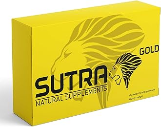 Ultra Strong Sutra Gold - (10 Pack) New & Effective 450mg Ginseng Complex Herbal Supplement for Men - Performance, Testosterone, Energy, Stamina & Endurance, 100% Natural